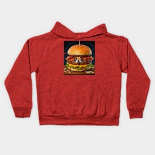 Pomeranian Cheeseburger Kids Hoodie